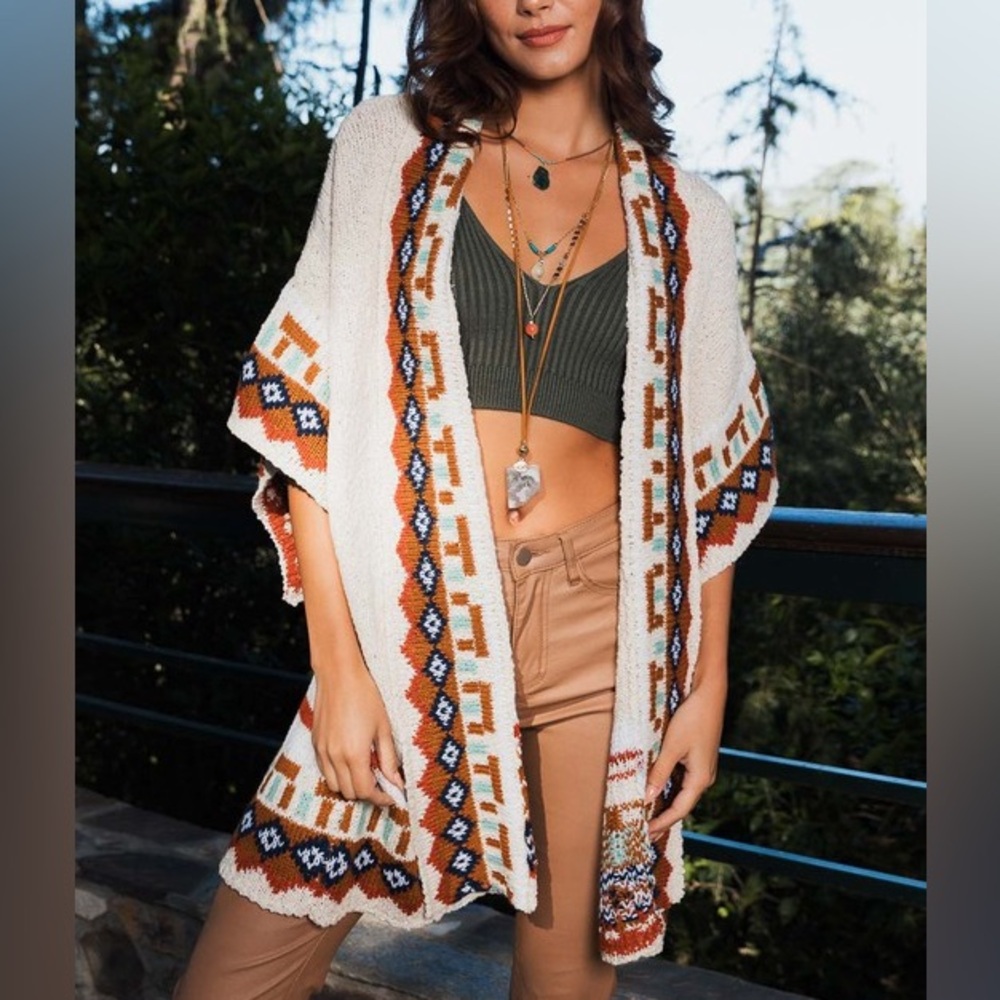 Cardigan Style Lounge Ruana
